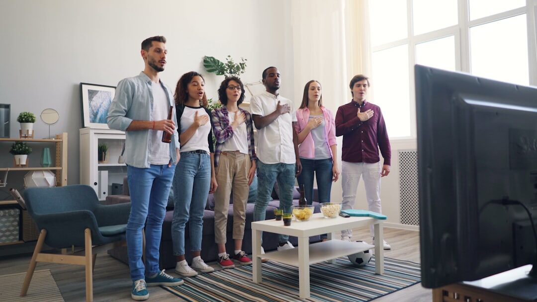 Diverse group of programming instructors standing together indoors